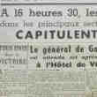 Journaux anciens Le Parisien Libéré l'Aurore 1944