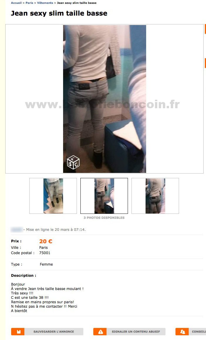 Jean Sexy Slim Taille Basse