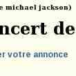 Serviette de Michael Jackson