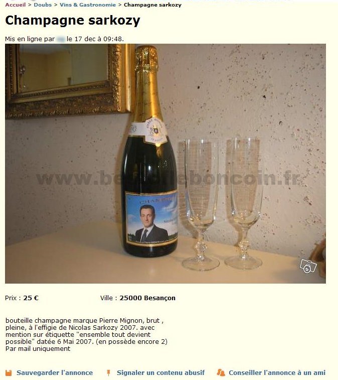 Champagne Sarkozy