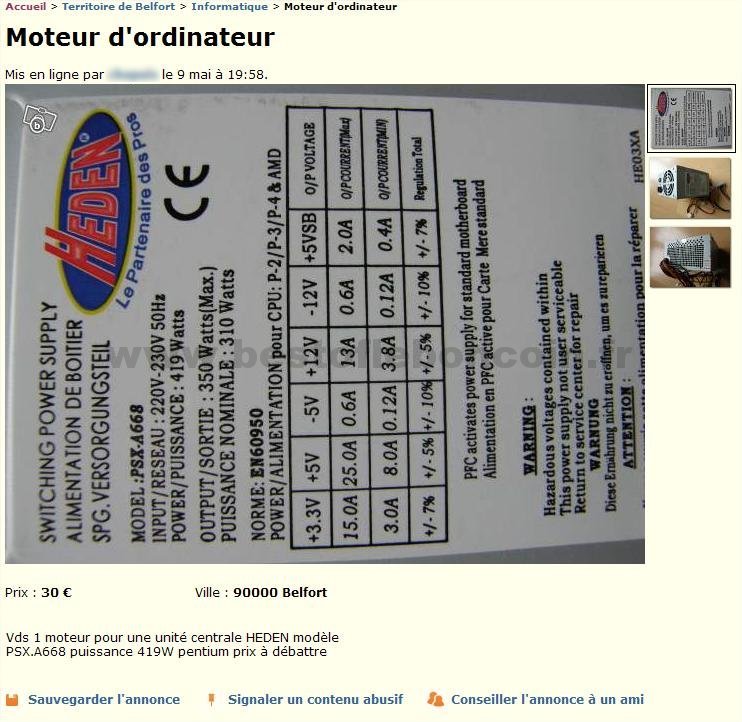 Moteur d'ordinateur