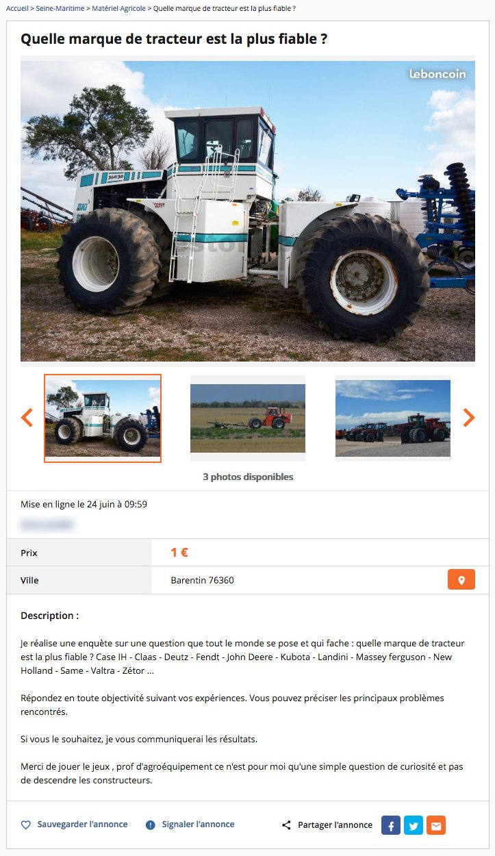 Quelle marque de tracteur est la plus fiable ?