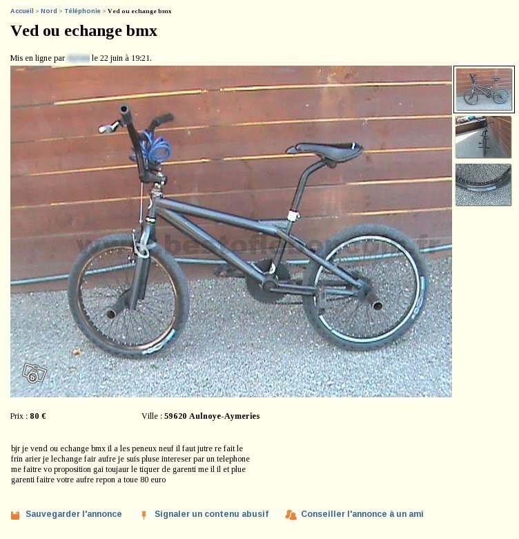 Vend BMX