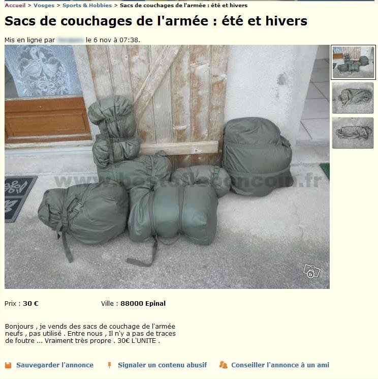 Sac militaire sans foutre