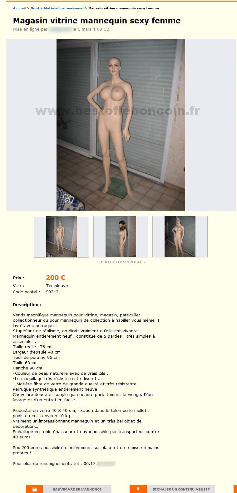 Mannequin Sexy Femme