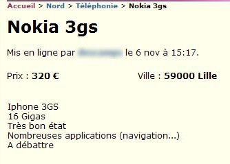 Nokia 3gs