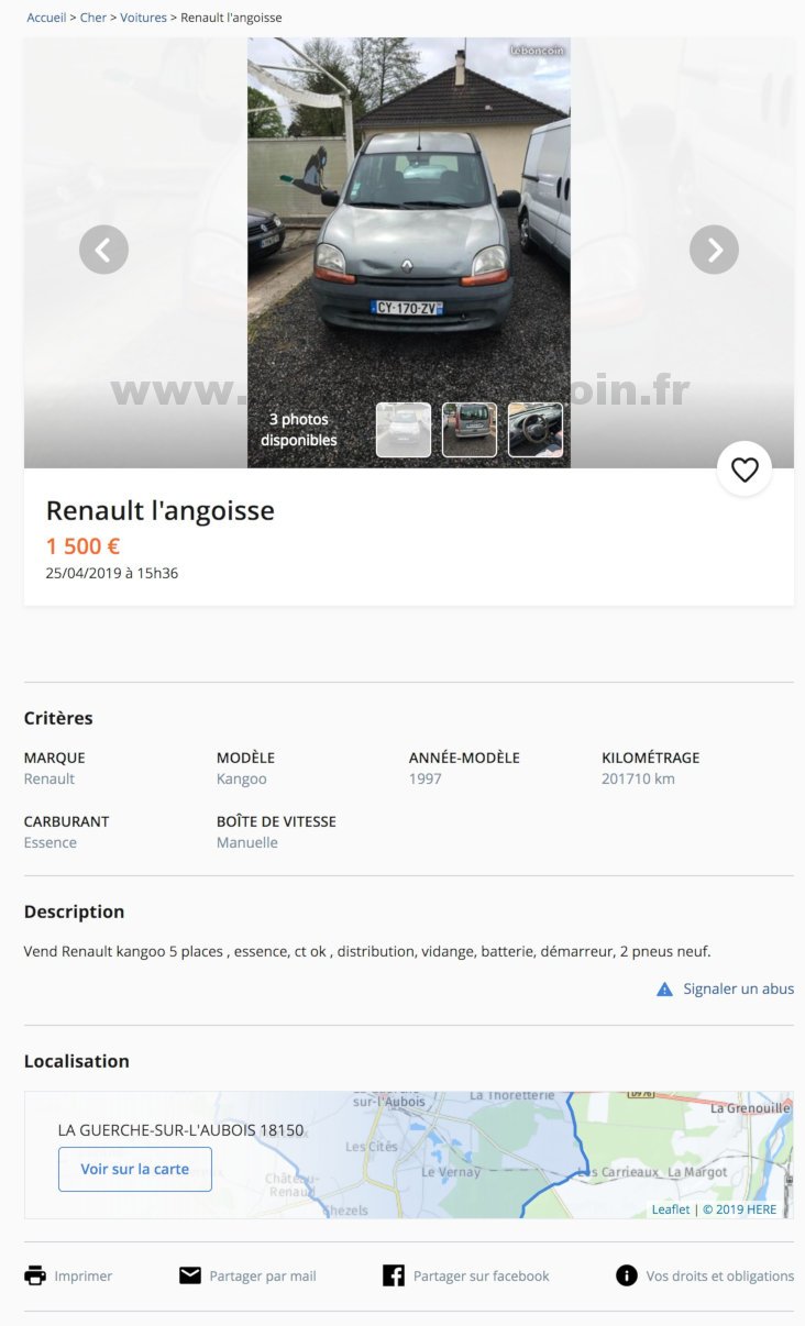 Renault l'angoisse