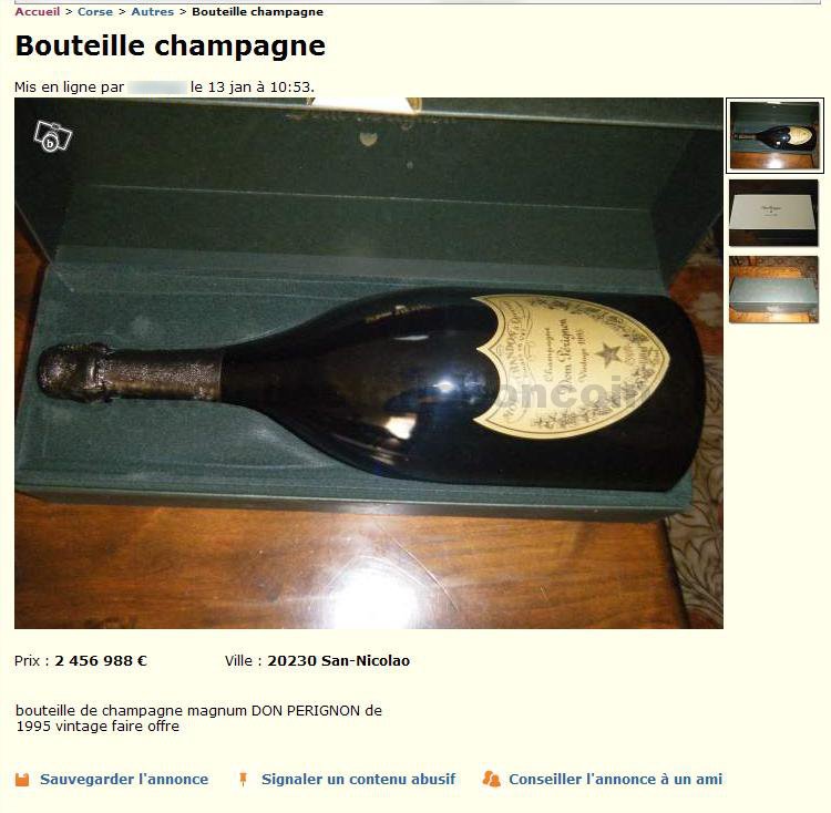 Bouteille Champagne