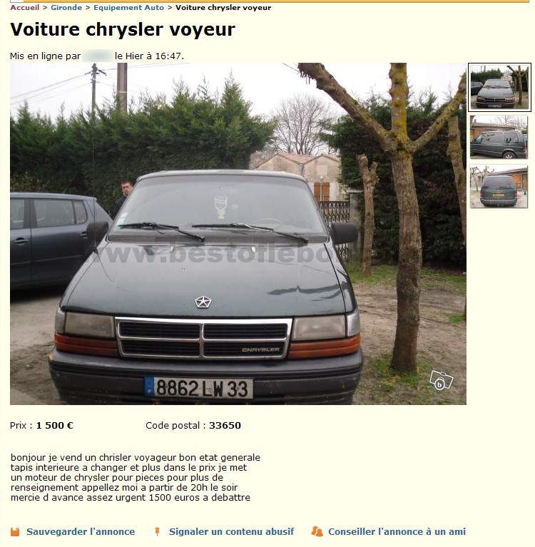 Chrysler Voyeur