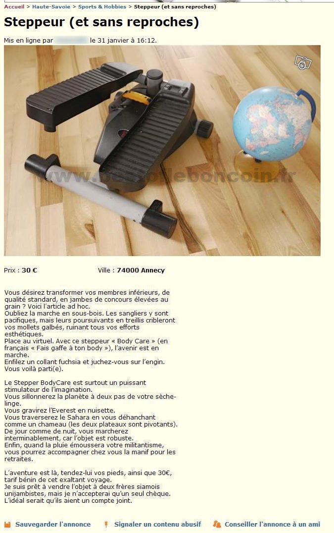 Steppeur (et sans reproches)