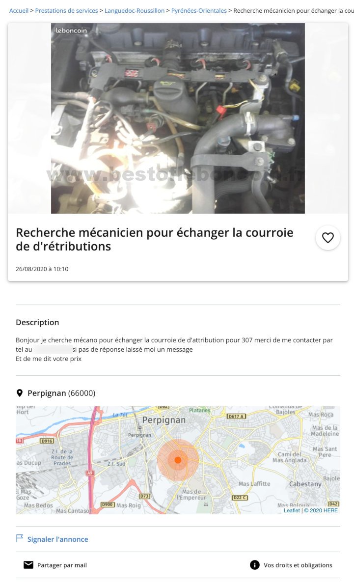 Mécanicien pour changer la courroie de rétribution