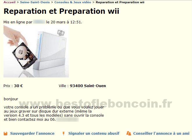 Préparation Wii