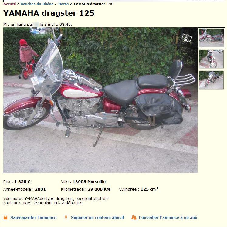 Dragster Yamaha