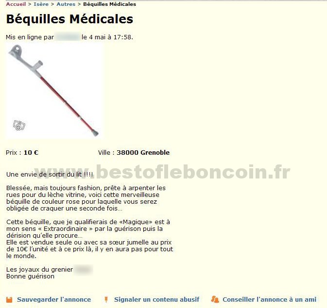 Béquilles Médicales