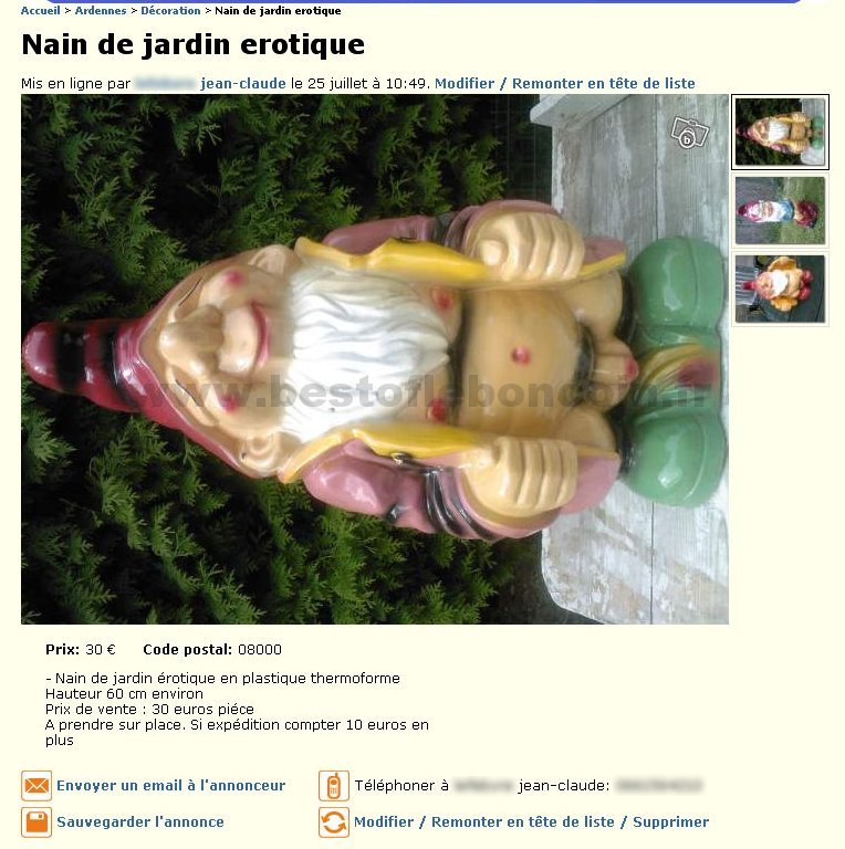 Nain de jardin érotique
