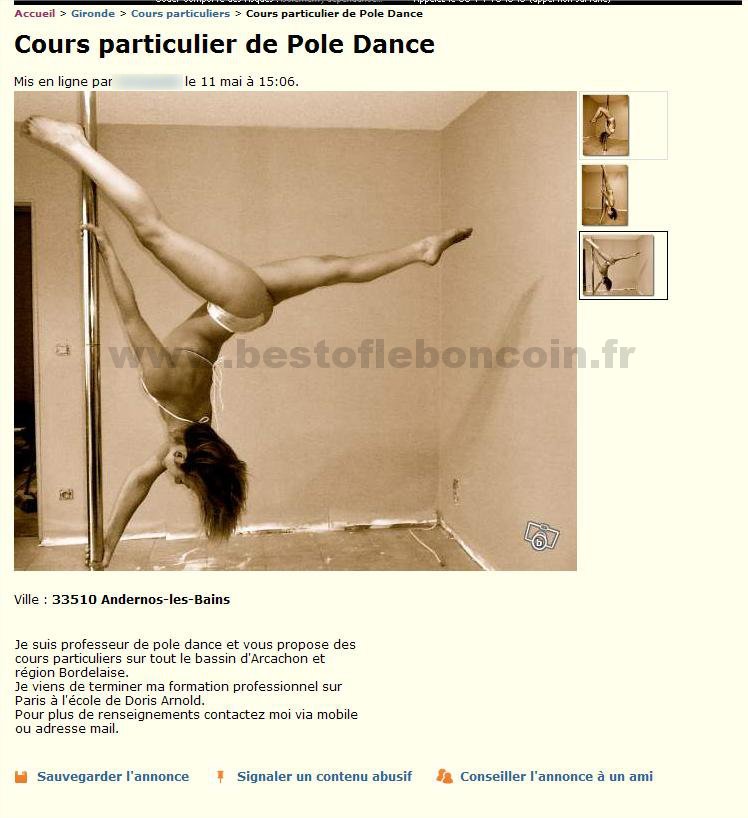 Cours de Pole Dance