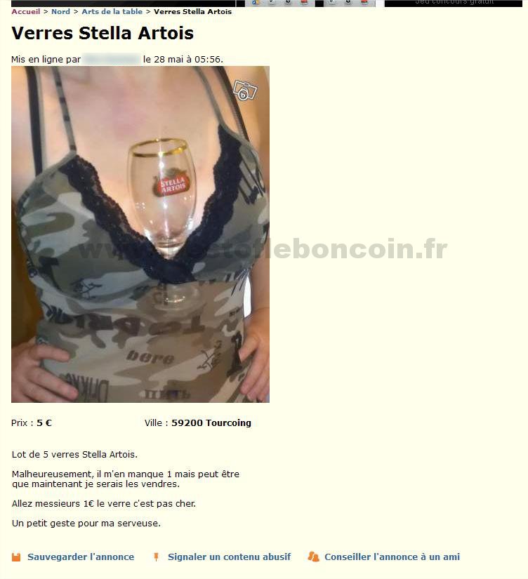 Verres Stella Artois