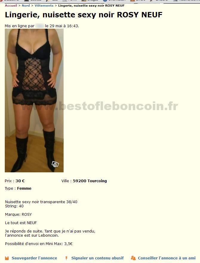 Nuisette Sexy Noir