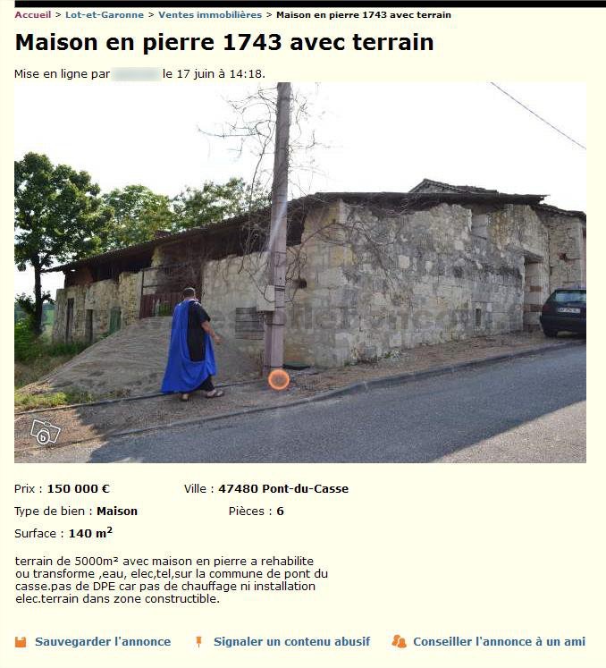 Maison en Pierre 1743