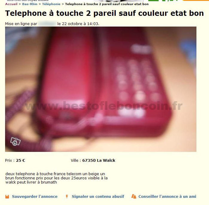 Téléphone à Touche