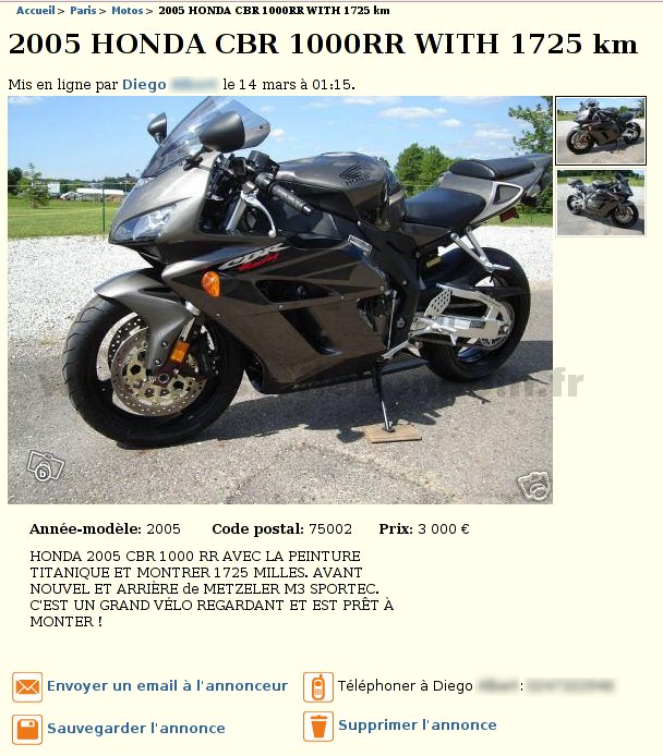 Honda CBR 1000