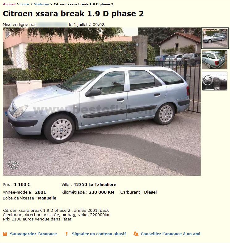 Xsara Break (ou BMW)