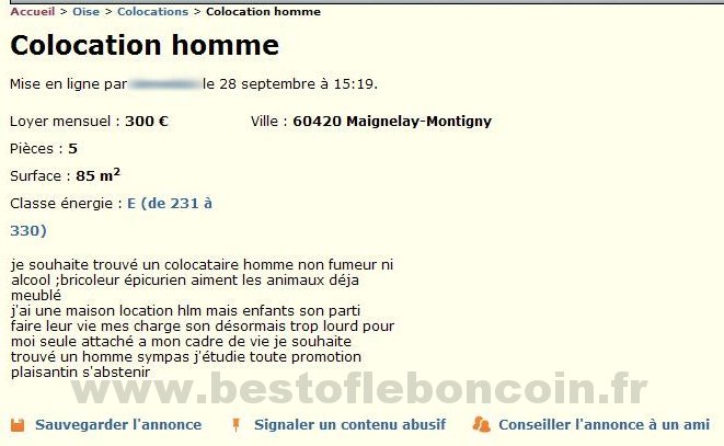Colocation Homme