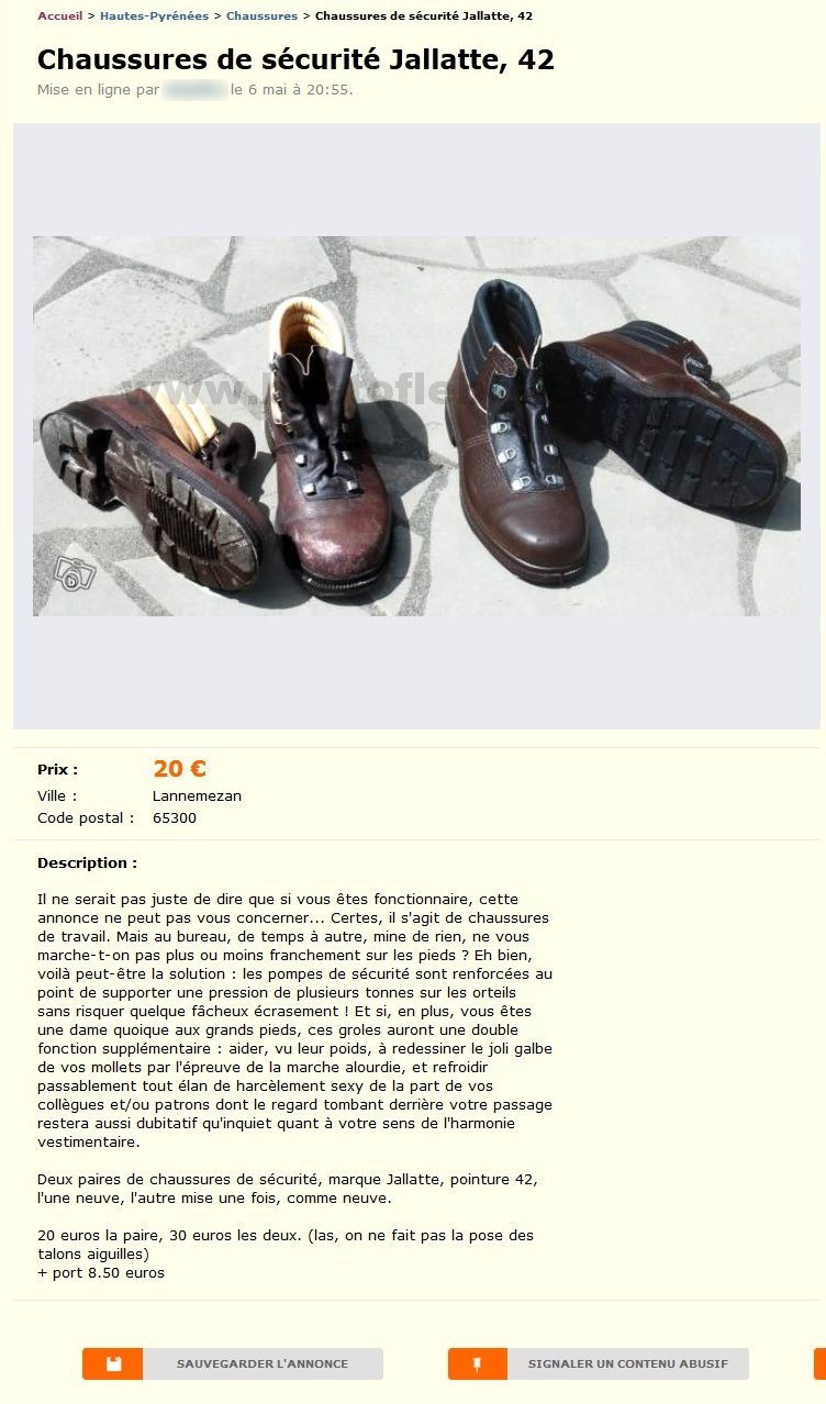 Chaussures de Sécurité Jallatte