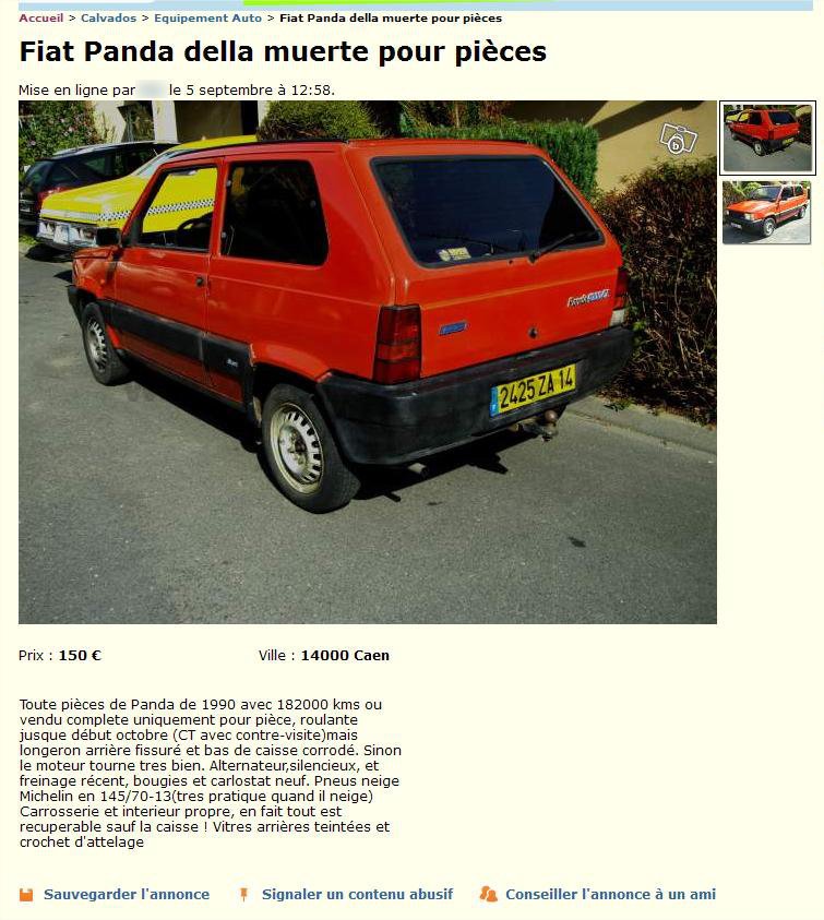 Fiat Panda Della Muerte