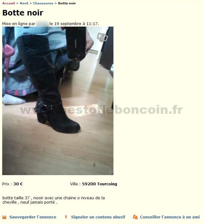 Botte Noir