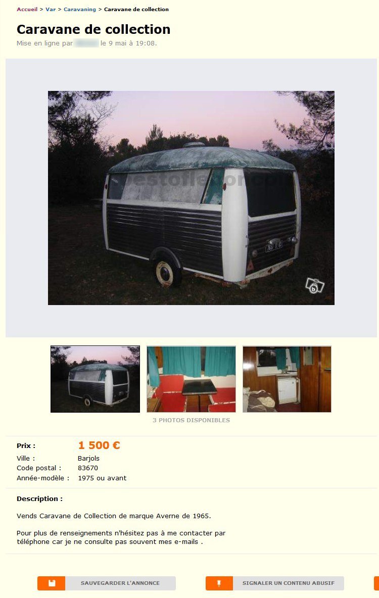 Caravane de Collection