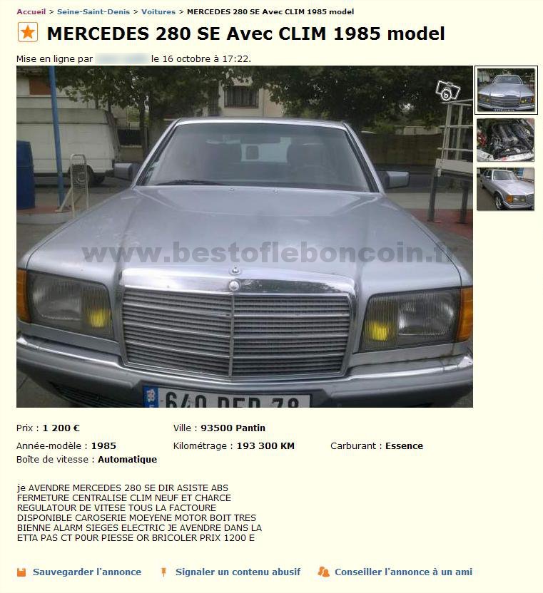 Mercedes 280 SE