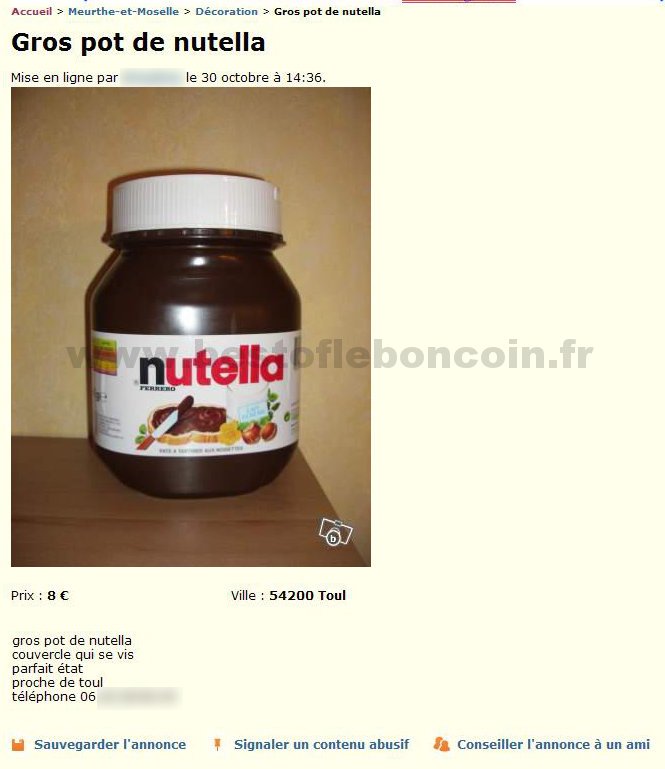 Gros Pot de Nutella