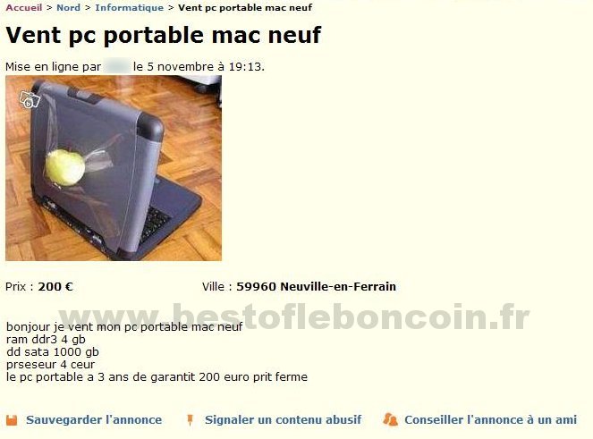 Portable Mac Neuf