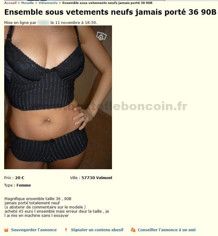 Ensemble Sous Vêtements Neufs