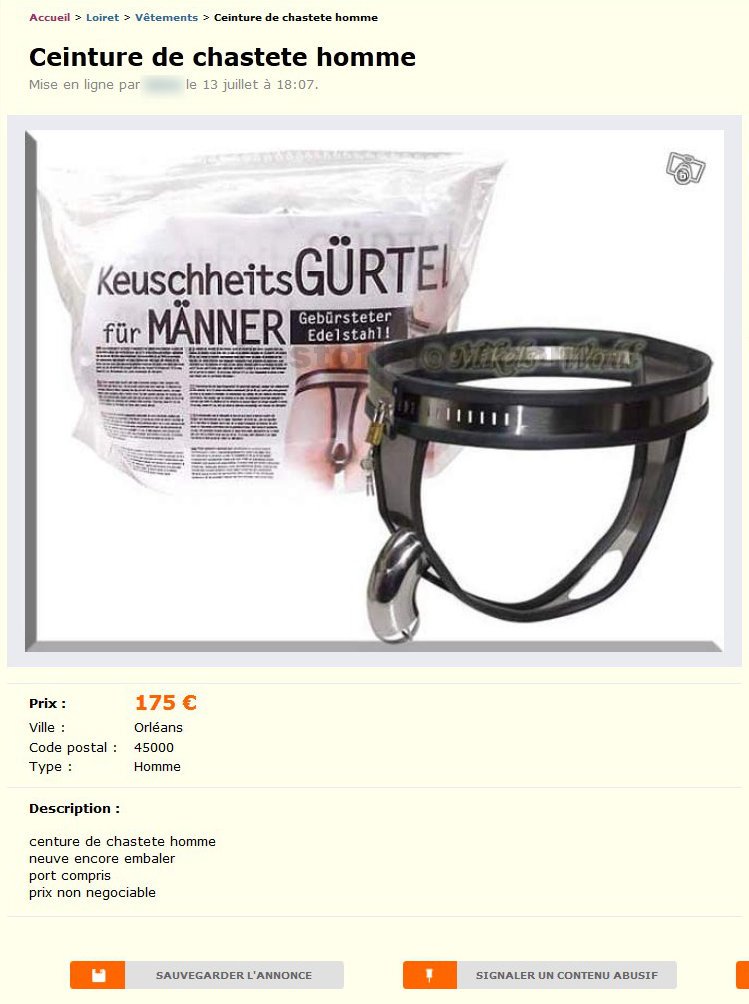 Ceinture de Chastete