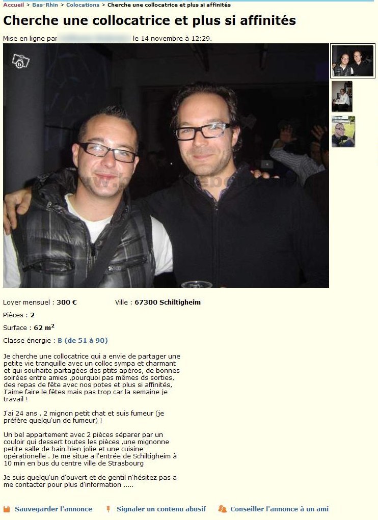 Cherche Collocatrice (voir plus)