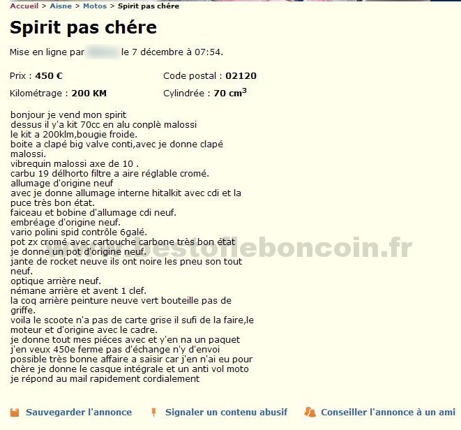 Spirit Pas Chère