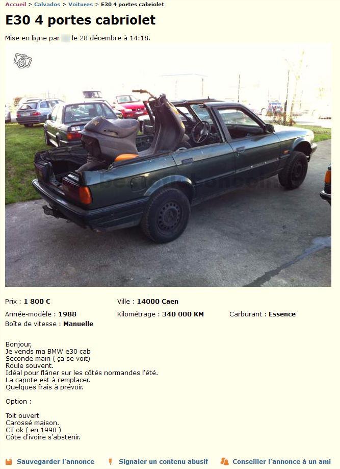 E30 Cabriolet