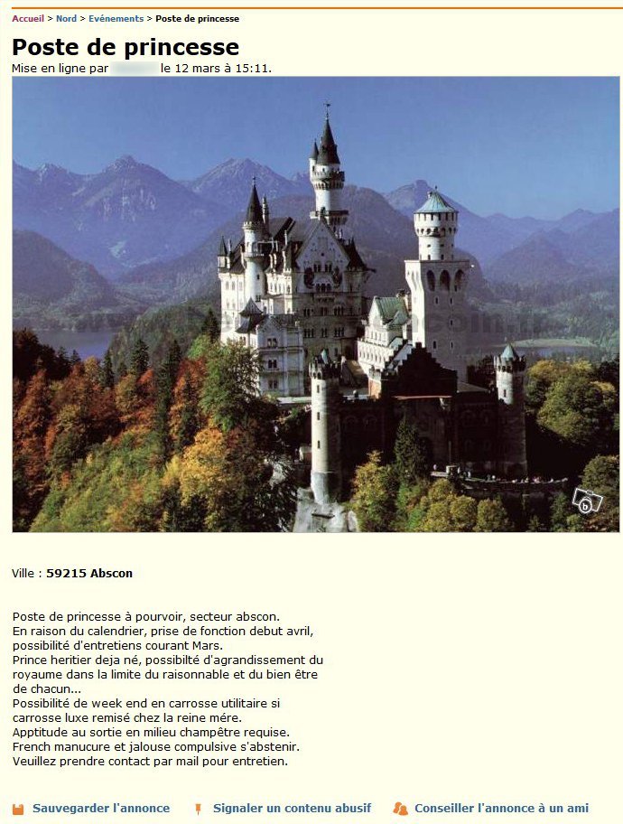 Poste de Princesse