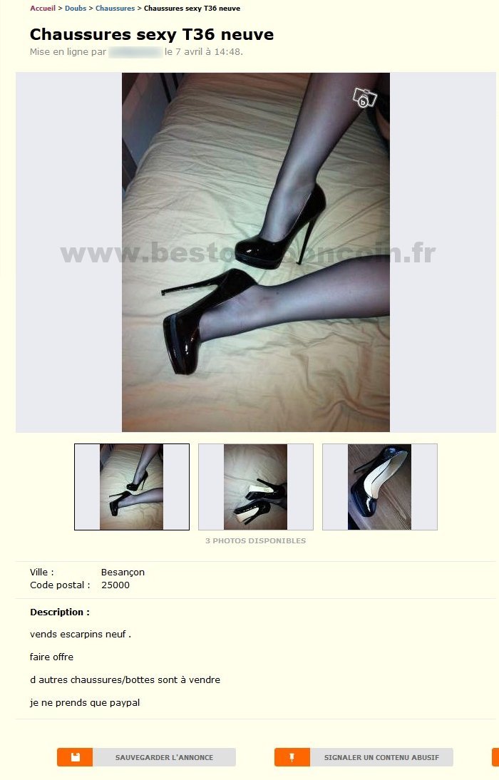 Chaussures Sexy Neuve