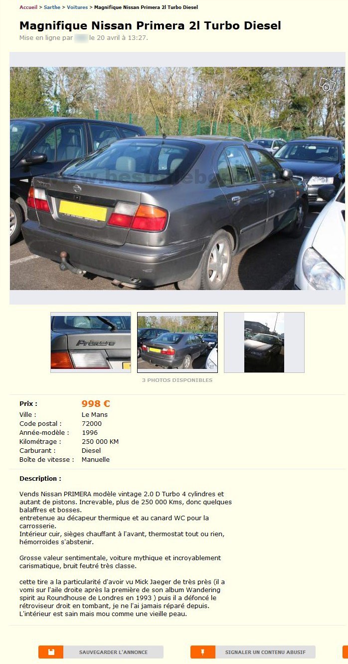 Nissan Primera Turbo Diesel