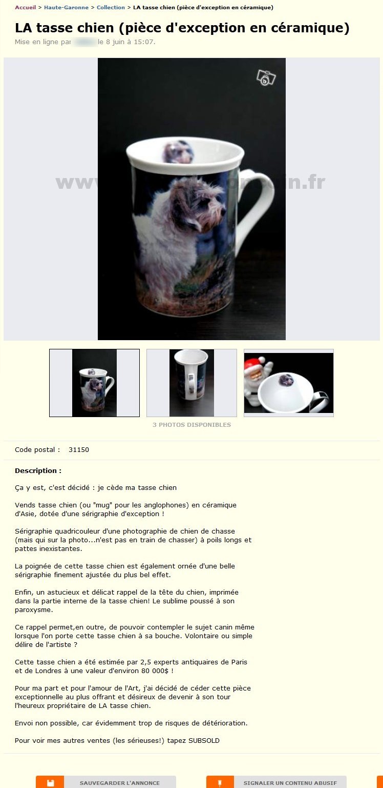 Tasse Chien