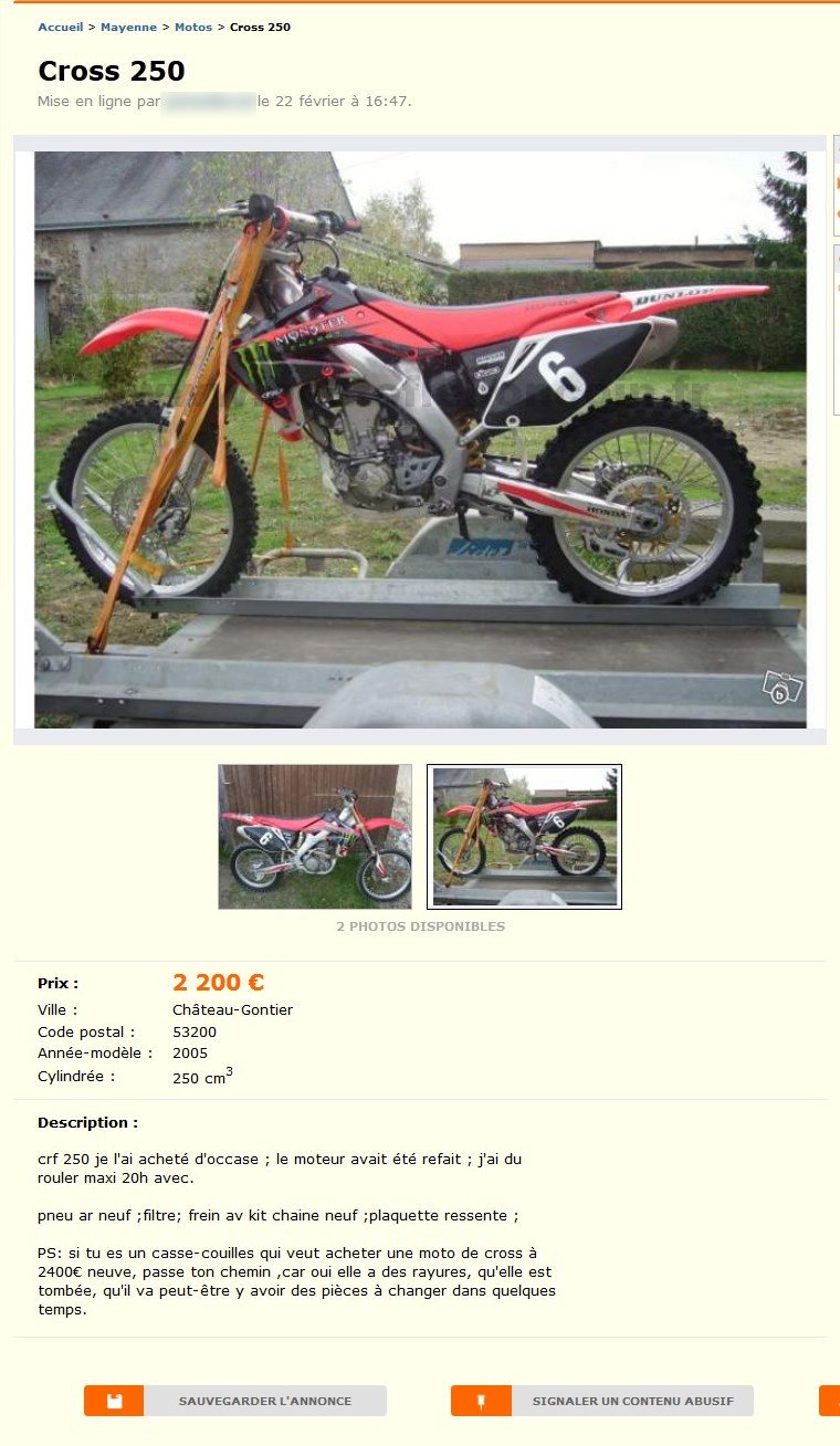 Cross 250