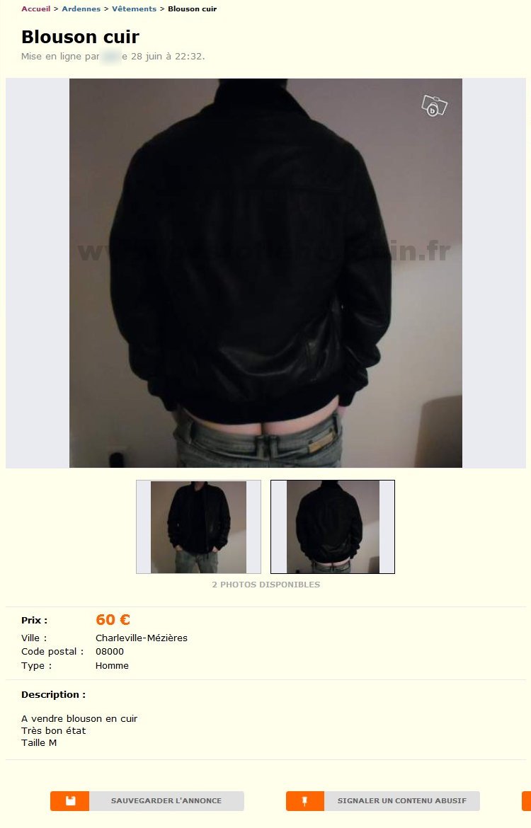 Blouson Cuir