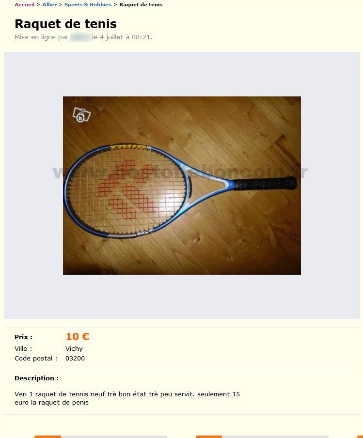 Raquet de Penis