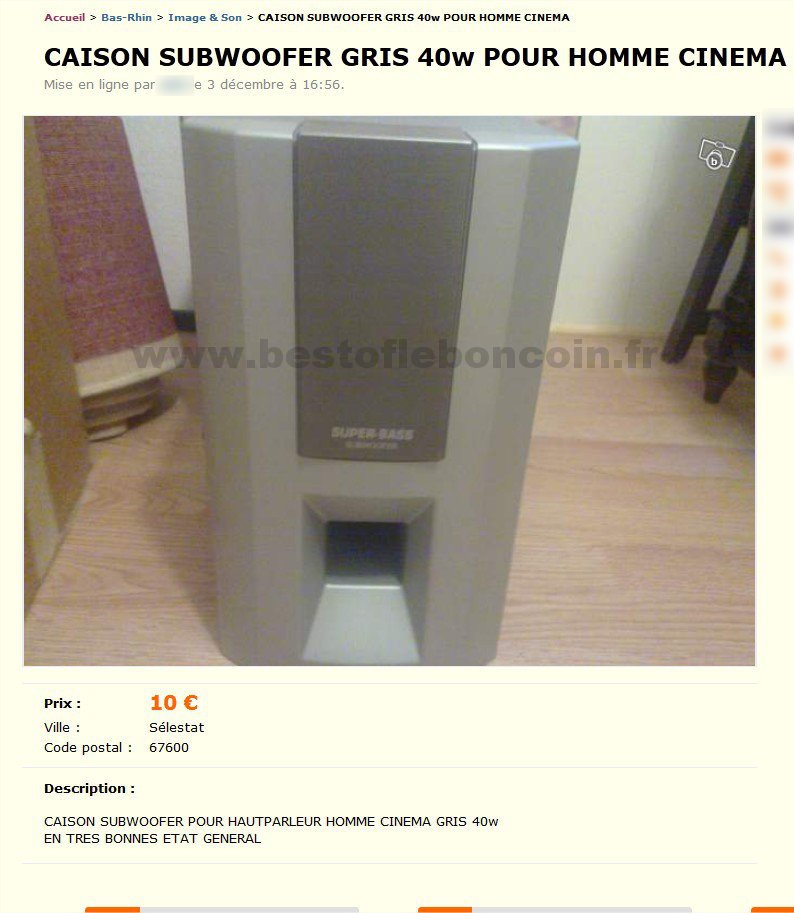 Caison Subwoofer