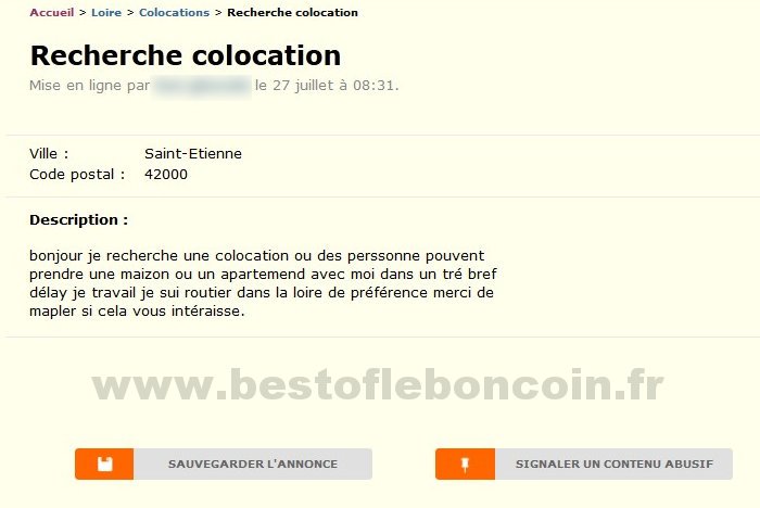 Recherche Colocation