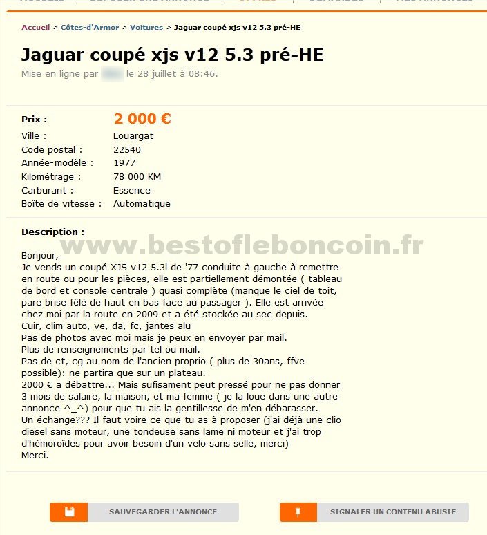 Jaguar Coupé XJS