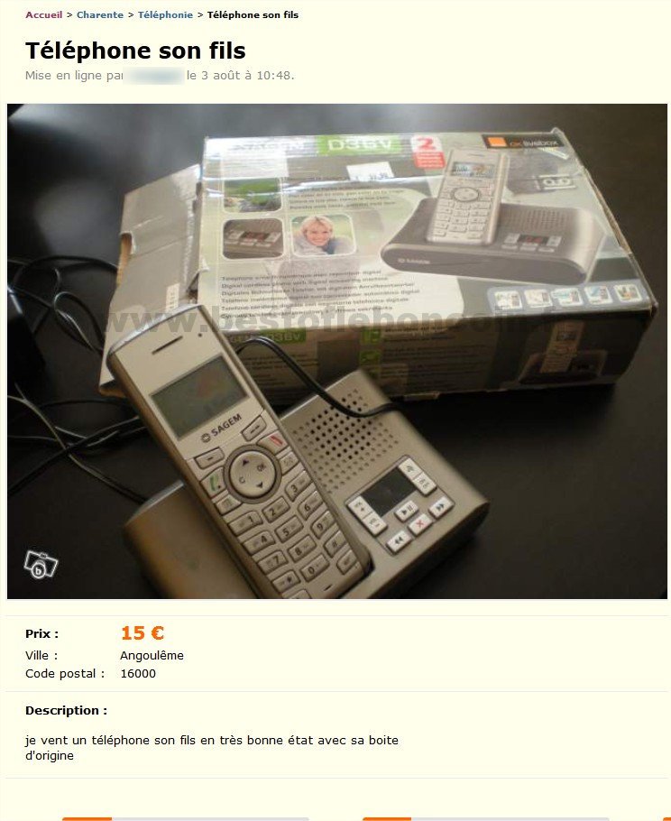 Téléphone Son Fils